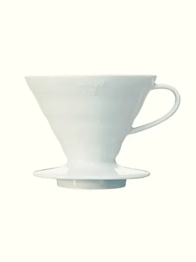 Hario V60 Handfilter Größe 02 aus weißer Keramik